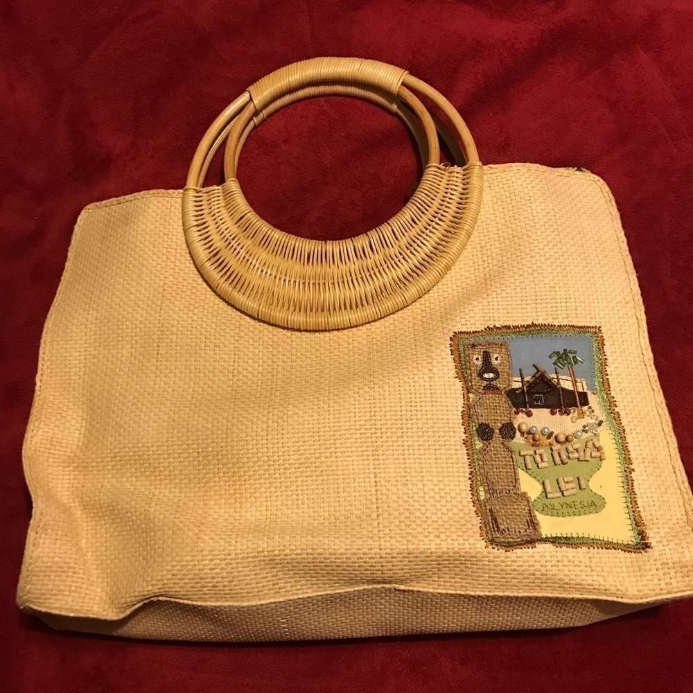 Fossil Forever Woven Purse/ Tote